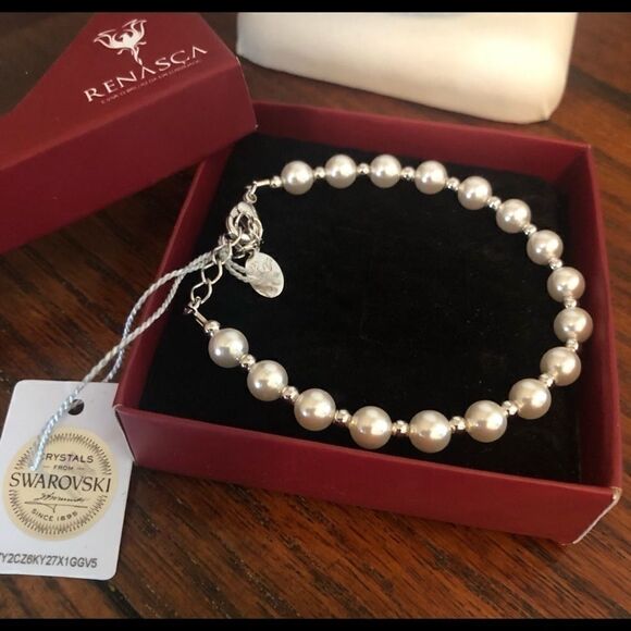 Swarovski authentic CrystalsWhiteRhodium bracelet  - Picture 5 of 10